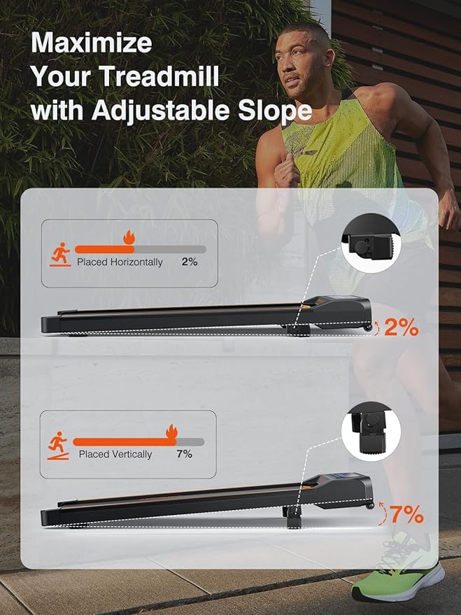 Portable Walking Treadmill – Compact, Quiet, No Assembly Required for Home & Office Use