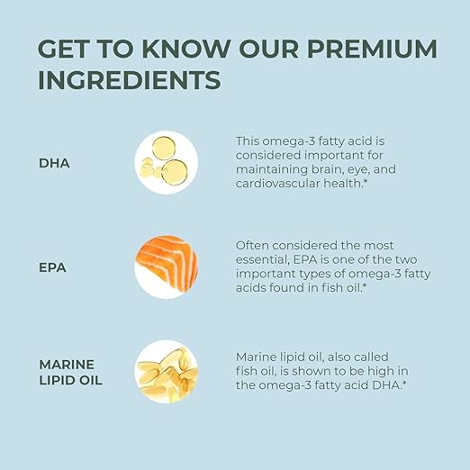 Primal Harvest Omega-3 Fish Oil Softgels (1800mg EPA & DHA, 60 Softgels)