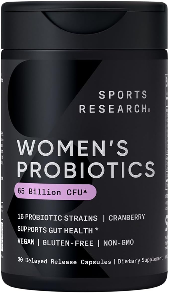 Physician's CHOICE Probiotics for Women - 60 Capsules | Cranberry + Prebiotics | Vaginal & Digestive Support