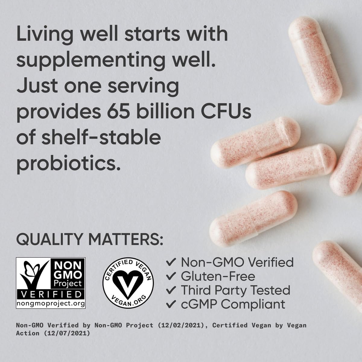 Probiotics & Prebiotics with Cranberry (Supports Digestive & Immune Health, 60 Capsules)