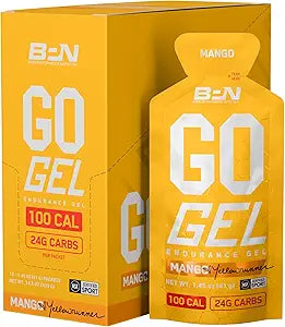 BPN Go Gel – Mango (10-Pack) | Clean Energy Gel for Endurance