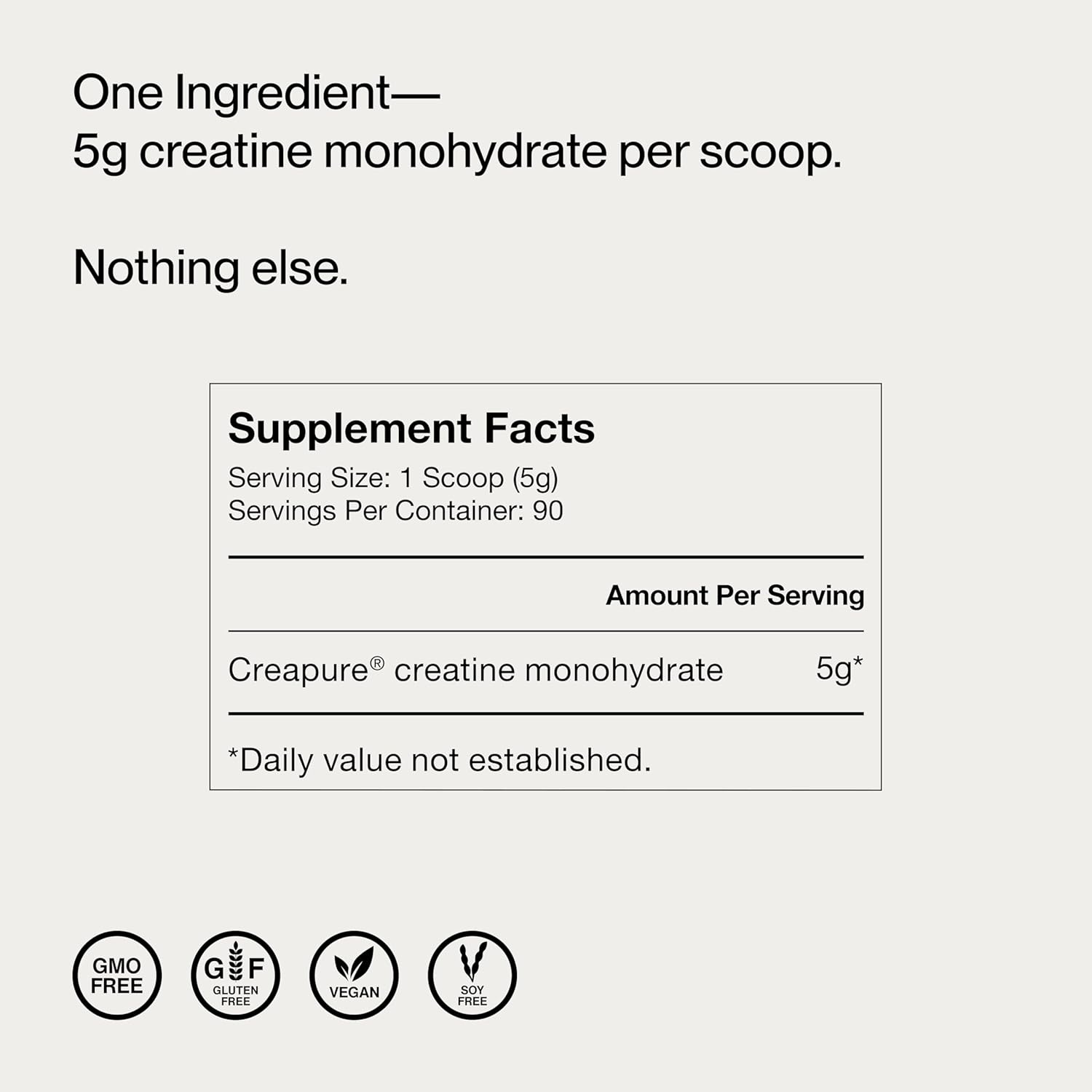 Momentous Creatine Creapure (Micronized Creatine Monohydrate for Performance, 300g)