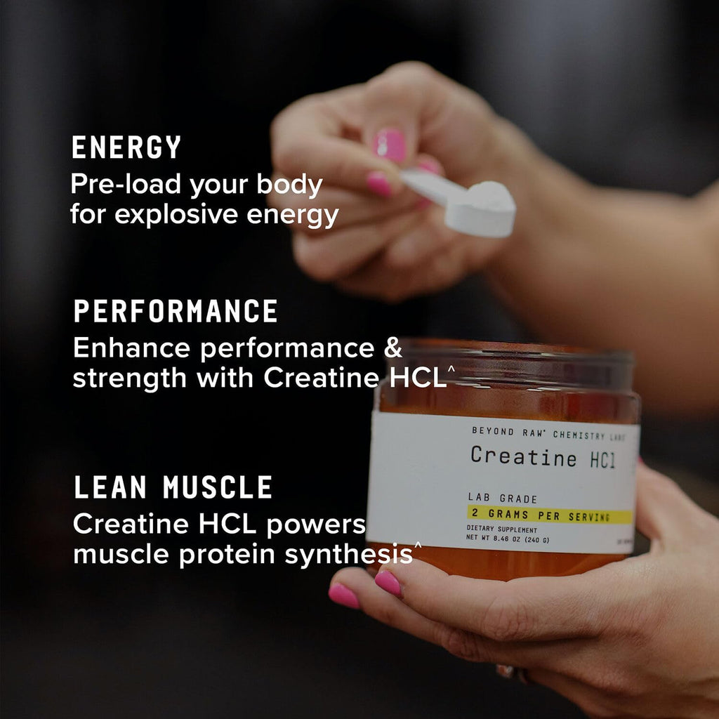 BEYOND RAW Chemistry Labs Pre-Workout Powder (Science-Backed Performance, 30 Servings, Tropical Punch)
