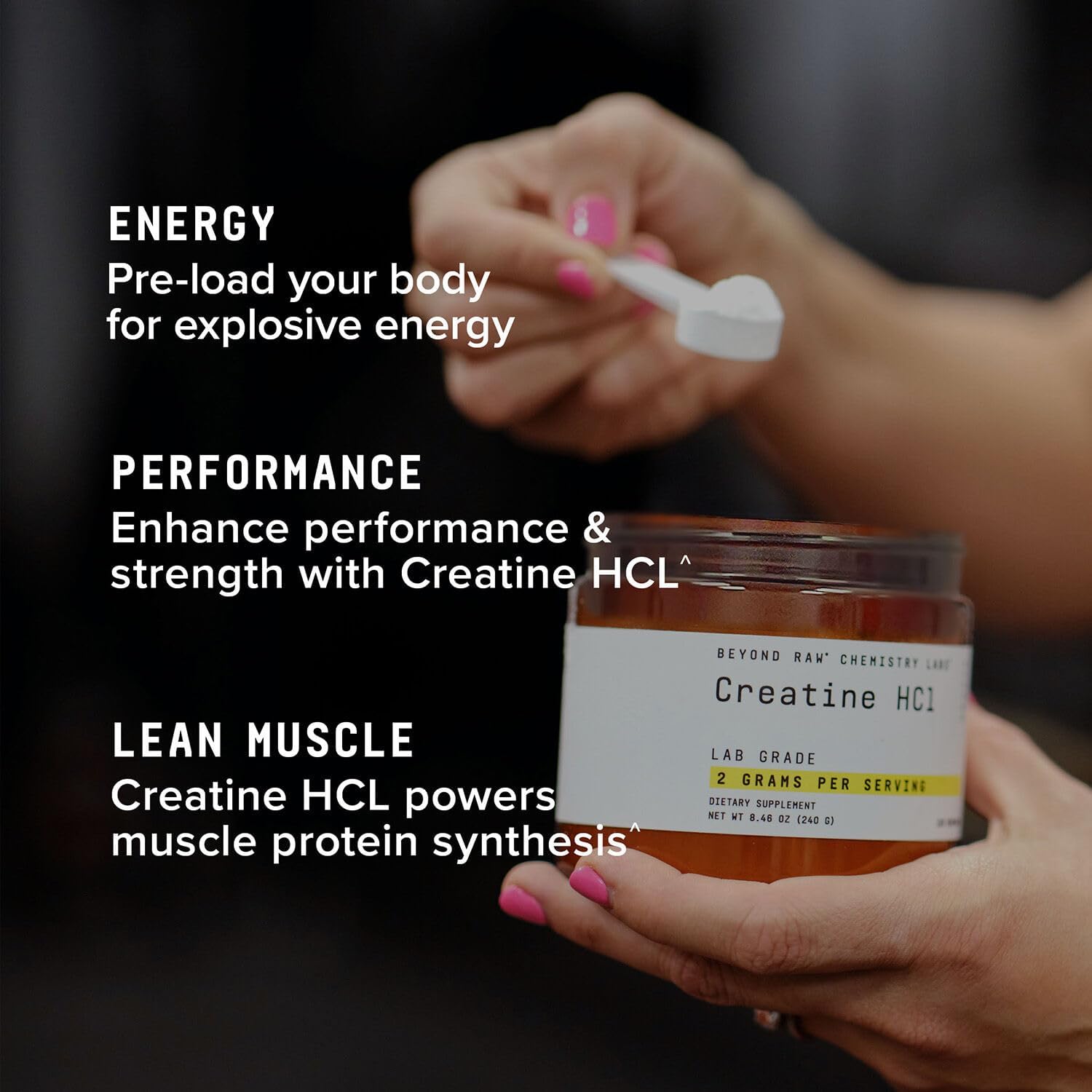 BEYOND RAW Chemistry Labs Pre-Workout Powder (Science-Backed Performance, 30 Servings, Tropical Punch)