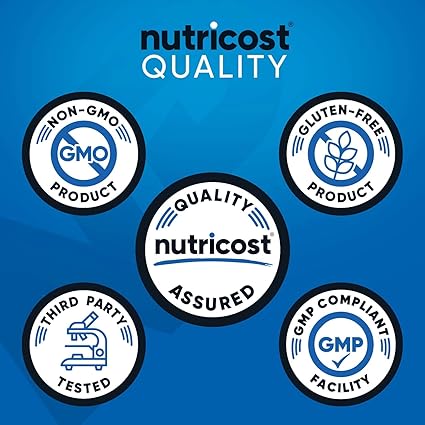 Nutricost Nitric Oxide Booster - 120 Capsules | L-Arginine + Citrulline | Pre-Workout Support