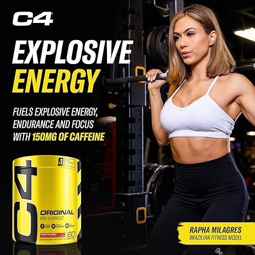 Cellucor C4 Original Pre-Workout Powder (Energy & Focus, 30 Servings, Fruit Punch)