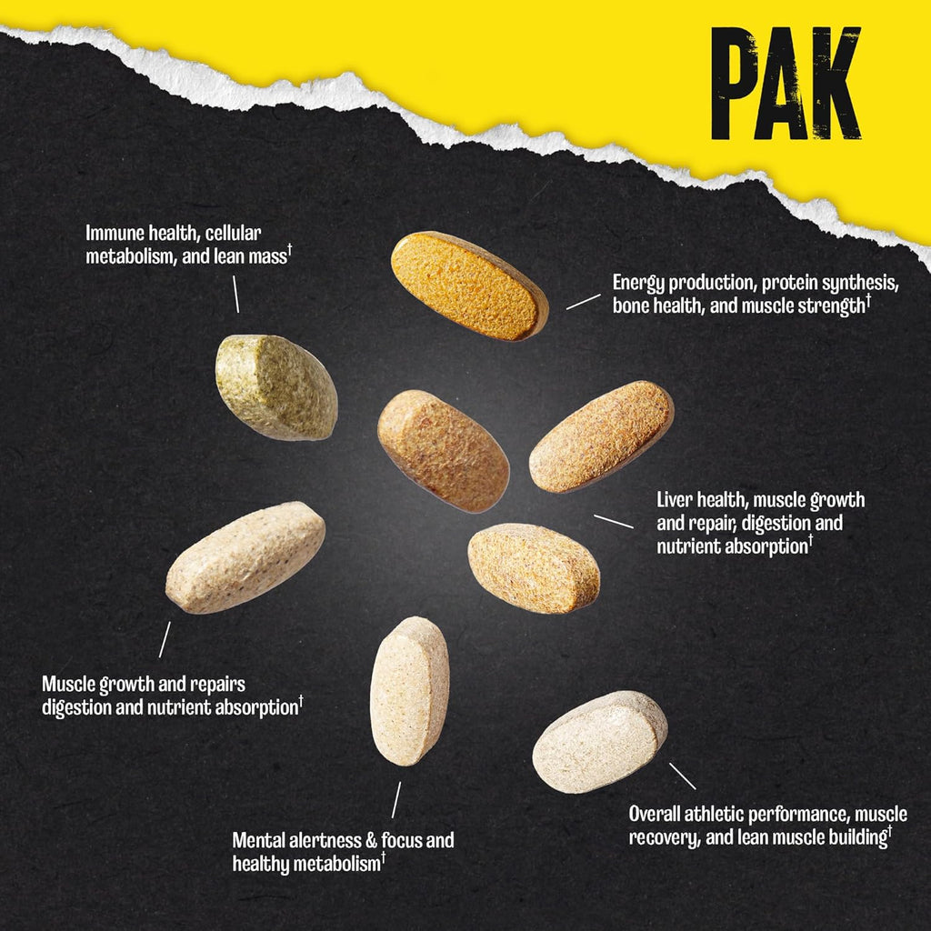 Animal Pak All-in-One Multivitamin Supplement for Men & Women, 44 Packets (One Month Supply)