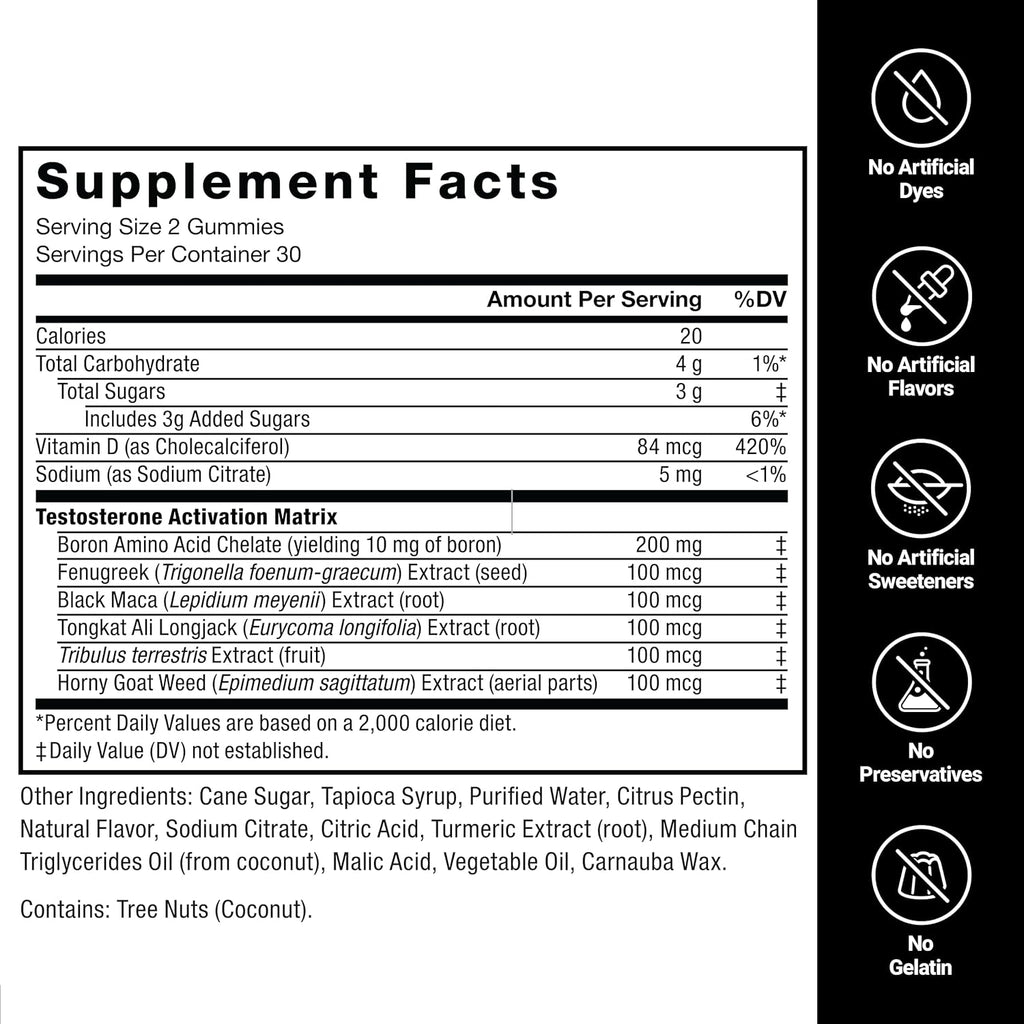 Force Factor Test X180 Boost Testosterone Booster and Energy Supplement for Men (120 Tablets)