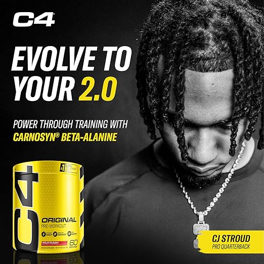Cellucor C4 Original Pre-Workout Powder (Energy & Focus, 30 Servings, Fruit Punch)