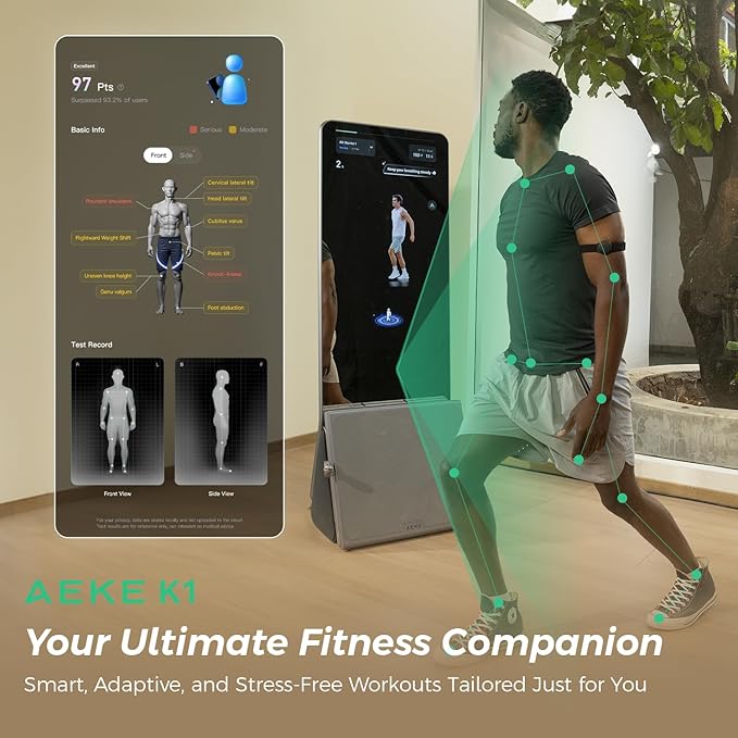 AEKE K1 Fitness Mirror — AI-Powered Smart Home Gym
