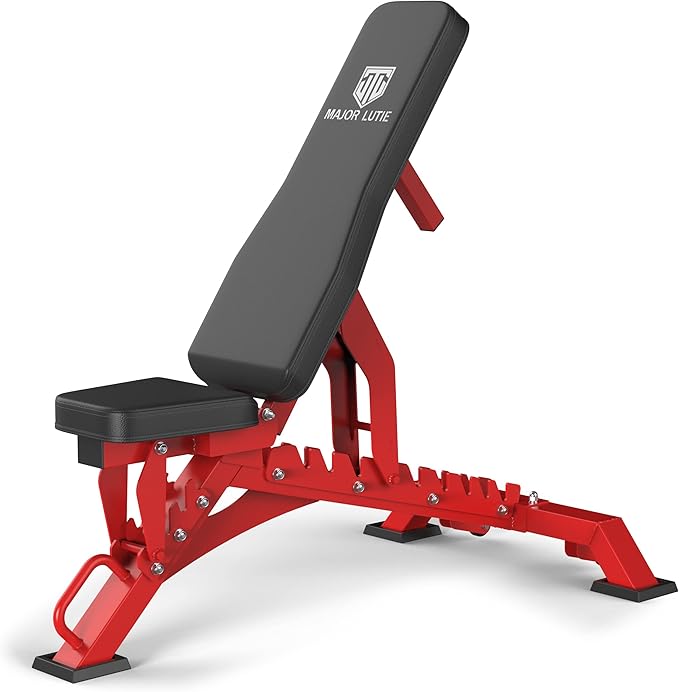 MAJOR LUTIE Adjustable Weight Bench – Multi-Position, Heavy Duty for Full Body Workouts