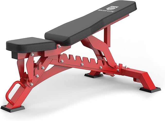 MAJOR LUTIE Adjustable Weight Bench – Multi-Position, Heavy Duty for Full Body Workouts