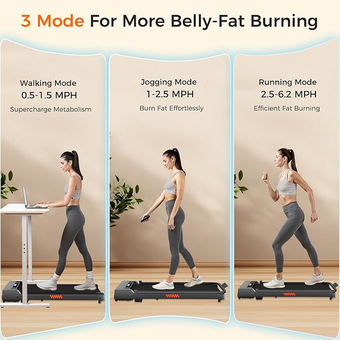 Foldable Treadmill with High Weight Capacity – Space-Saving, Quiet Operation, and Adjustable Speed